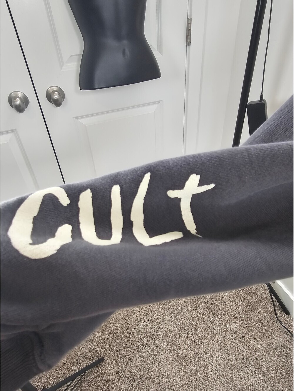 Saint JHN 21' 'In Case We Both Die Young' Tour Hoodie Grey - Picture 3 of 15